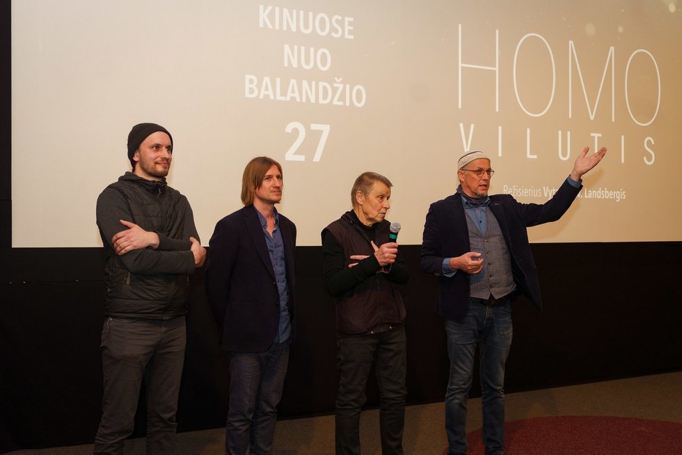 Vytauto V. Landsbergio naujo filmo „Homo Vilutis“ premjera Ryčio Šeškaičio nuotr.
