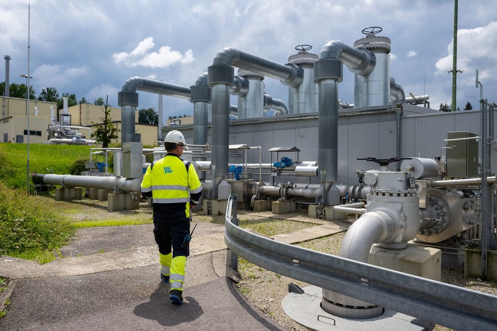 Gamtinių dujų saugykla Vokietijoje (nuotr. SCANPIX)
