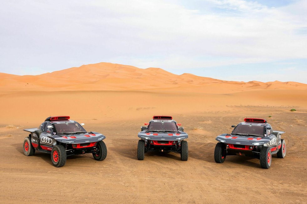 Dakaro raliui paruoštas „Audi RS Q e-tron“ (nuotr. gamintojo)