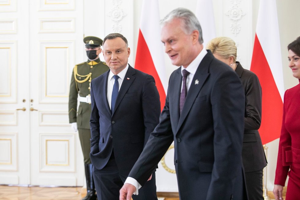 Lietuvoje vieši Lenkijos prezidentas Andrzejus Duda