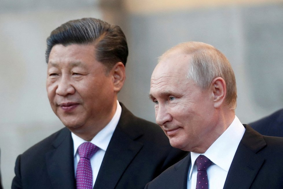 Vladimiras Putinas ir Xi Jinpingas (nuotr. SCANPIX)