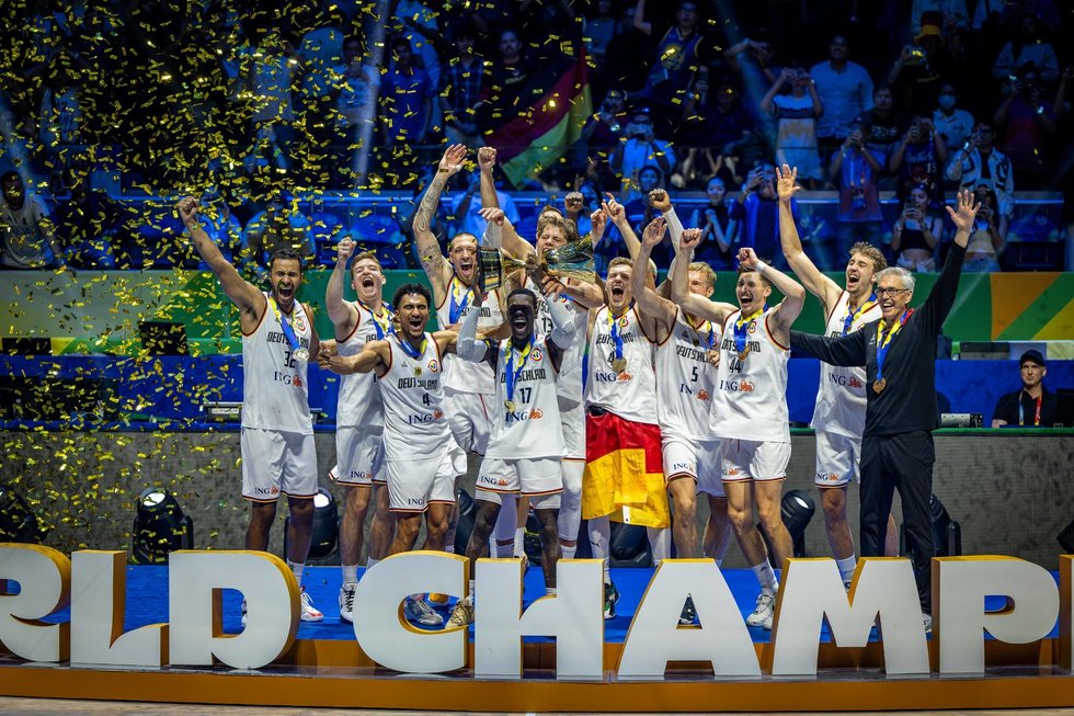 Vokietijos rinktinės triumfas pasaulio čempionate (nuotr. SCANPIX)