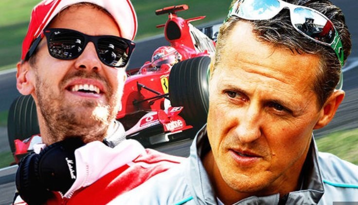 Sebastianas Vettelis ir Michaelis Schumacheris (tv3.lt fotomontažas)