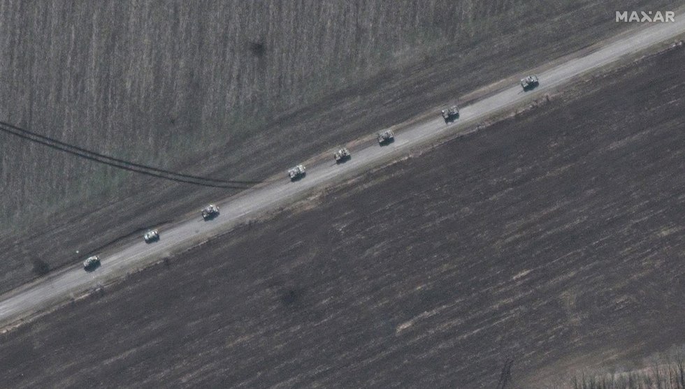 Rusijos tankai Iziumo apylinkėse (nuotr. SCANPIX)