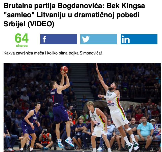 Serbų žiniasklaida (nuotr. stop kadras)
