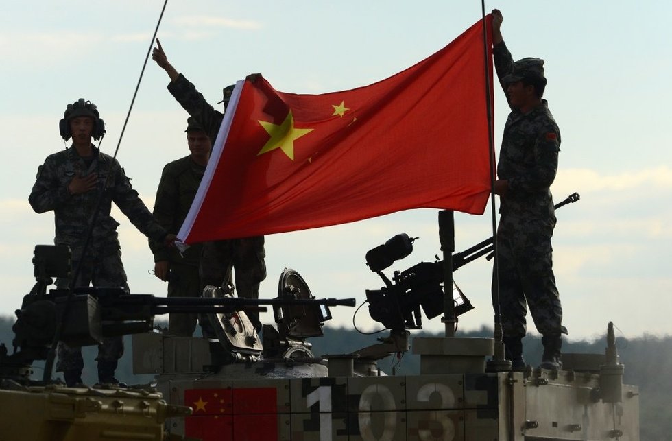 Kinijos žiniasklaida: Trumpo diplomatijos vadovo kalbos gali baigtis karu (nuotr. SCANPIX)