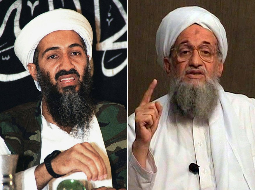 Osama bin Ladenas ir Aymanas al-Zawahiri (nuotr. SCANPIX)