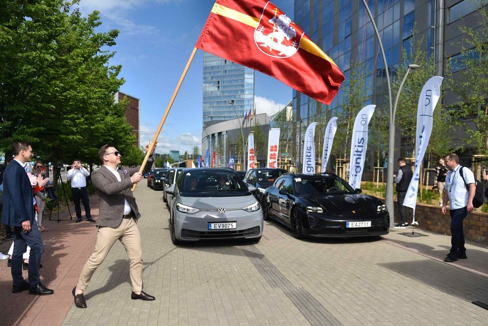 „Ignitis ON: pažink Lietuvą!“ elektromobilių varžybos (nuotr. Organizatorių)