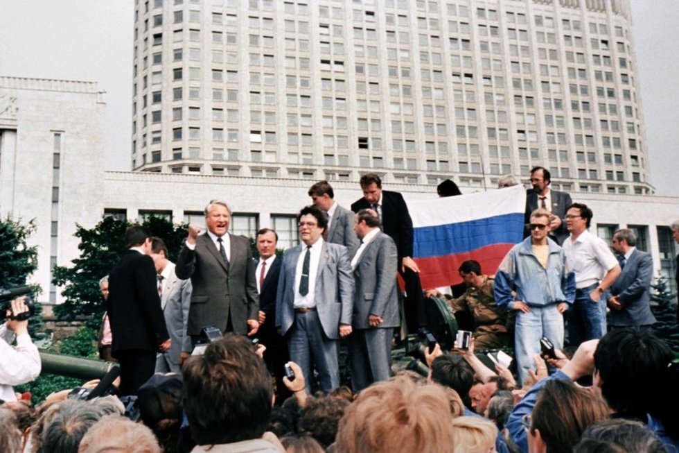 Rusijoje blėsta prisiminimai apie 1991-ųjų pučą (nuotr. SCANPIX)