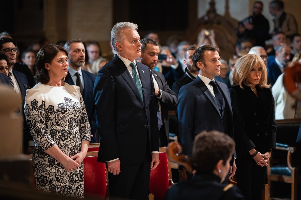 Prezidento Gintano Nausėdos vizitas Prancūzijoje (LRP kanceliarijos nuotr. / Eitvydas Kinaitis)