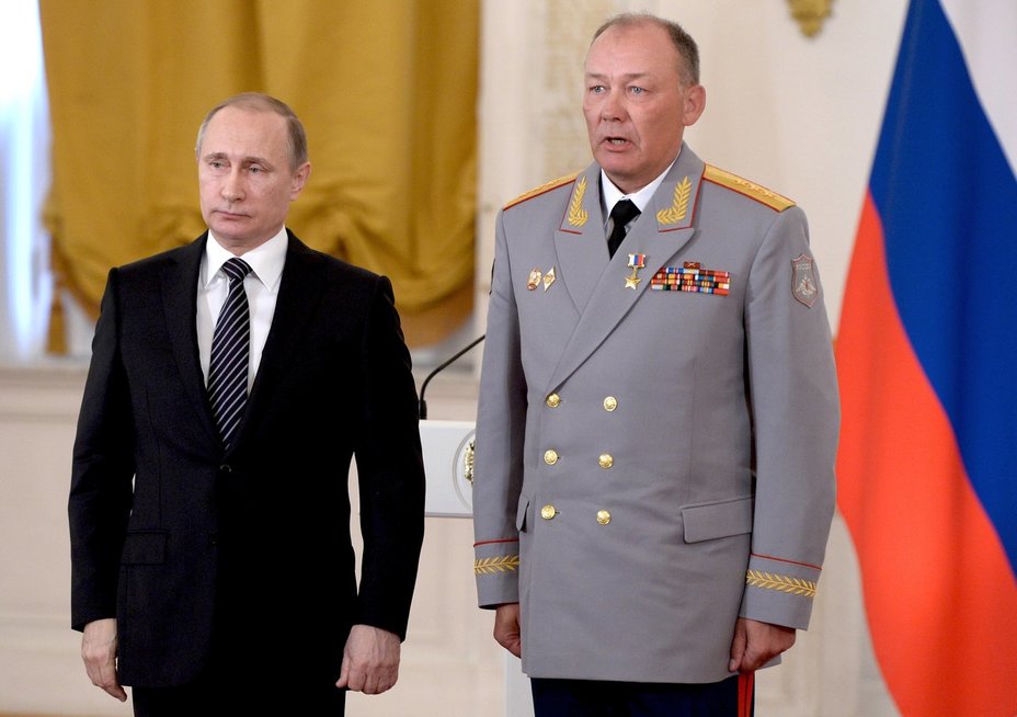 Vladimiras Putinas ir Aleksandras Dvornikovas (nuotr. SCANPIX)
