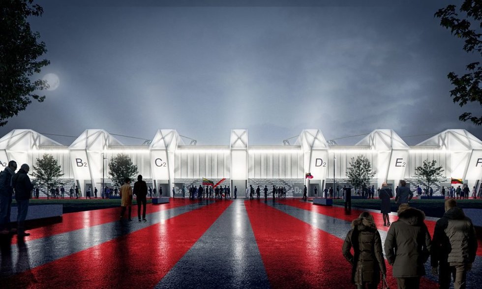 Nacionalinio stadiono projektas (nuotr. vilnius.lt)