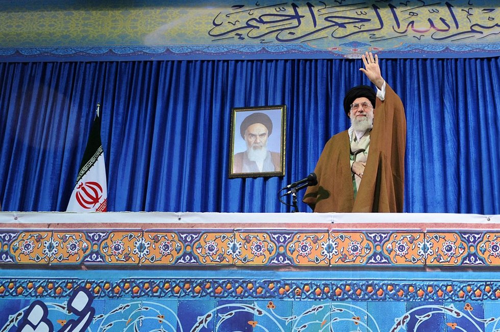 Irano aukščiausiasis lyderis ajatola Ali Khamenei