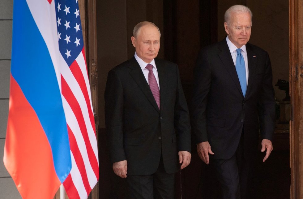 V. Putinas ir J. Bidenas