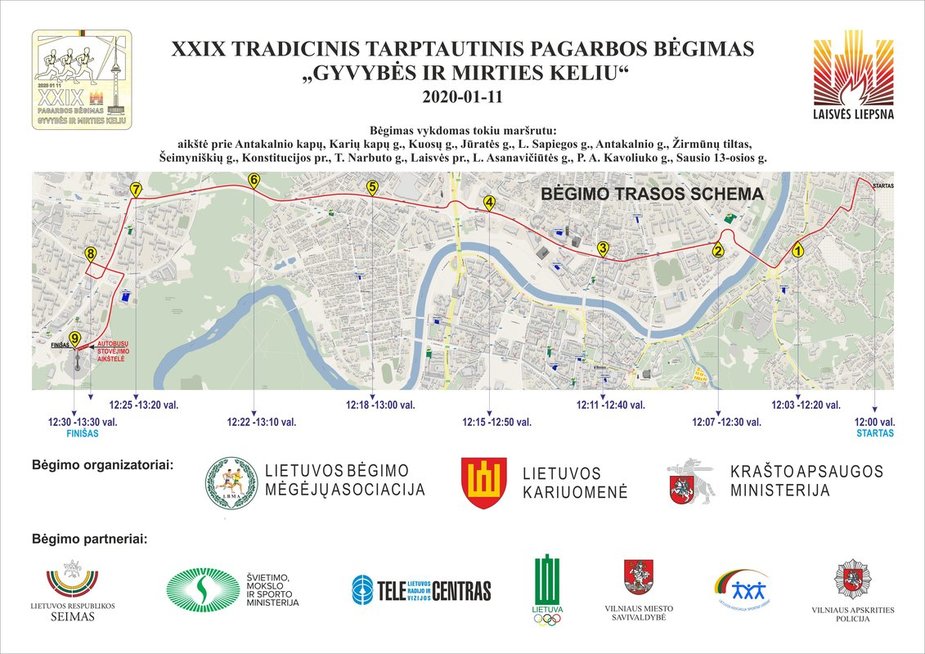 Šeštadienį Vilniuje – eismo pokyčiai (nuotr. Susisiekimo paslaugos)