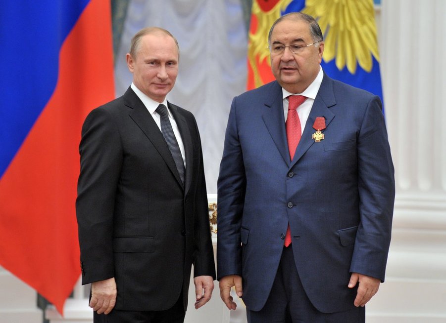 V. Putinas ir A. Usmanovas (nuotr. SCANPIX)