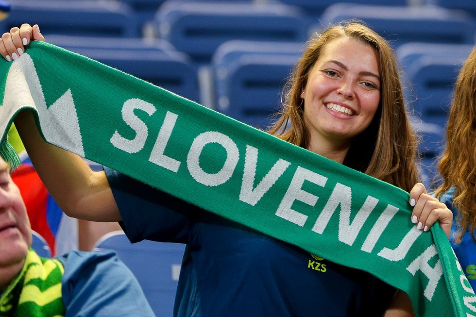 Pusfinalio dvikova tarp Slovėnijos ir Ispanijos (nuotr. Fotodiena.lt)