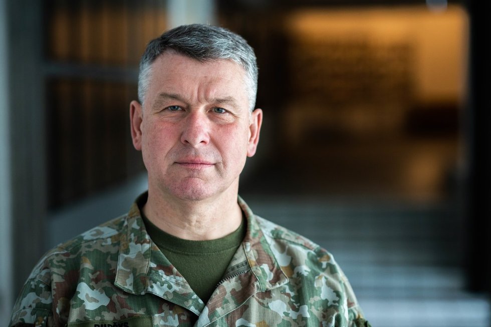 Kariuomenės vadas,generolas leitenantas Valdemaras Rupšys