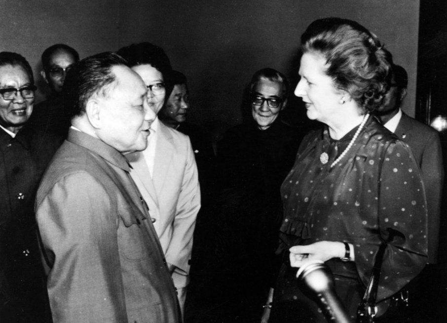 Deng Xiaopingas, Margaret Thatcher (nuotr. SCANPIX)
