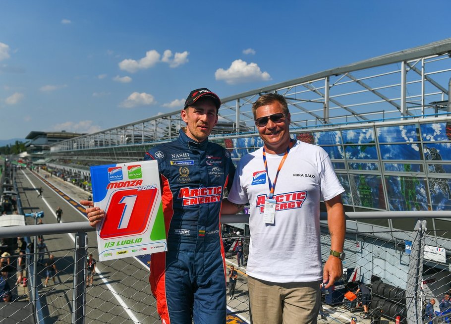 Povilas Jankavčius ir Mika Salo Mitjet Italian Racing Series čempionate Monzoje (nuotr. Organizatorių)