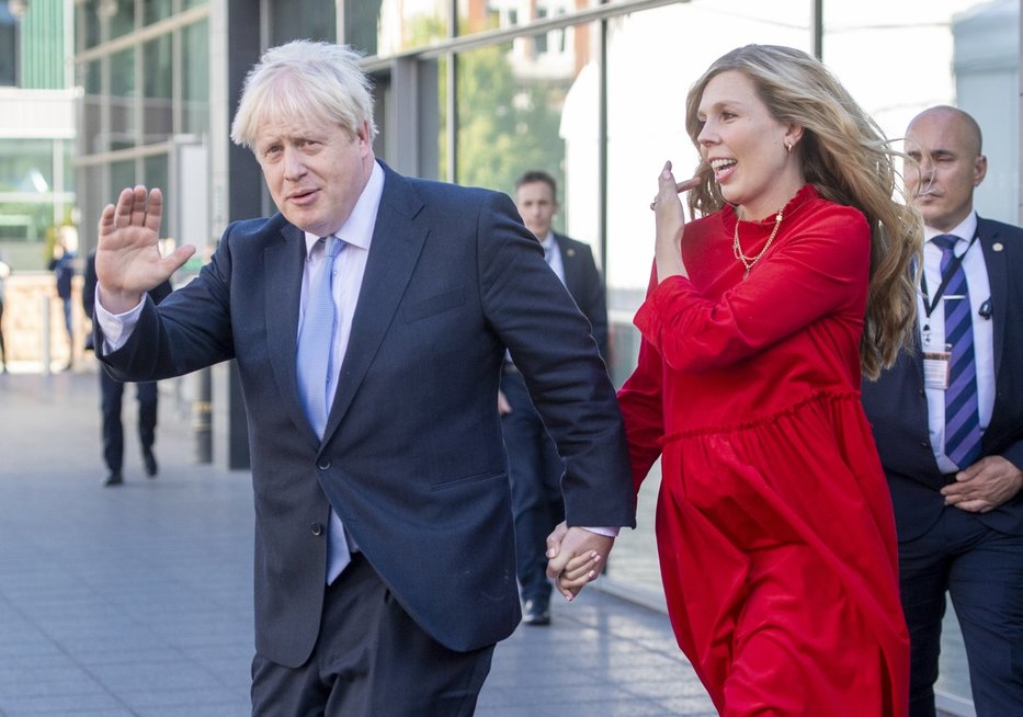 Borisas Johnsonas su žmona