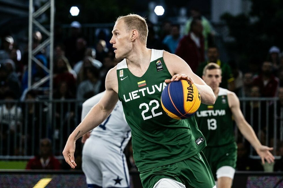Lietuvos vyrų krepšinio 3x3 rinktinė. (nuotr. FIBA)