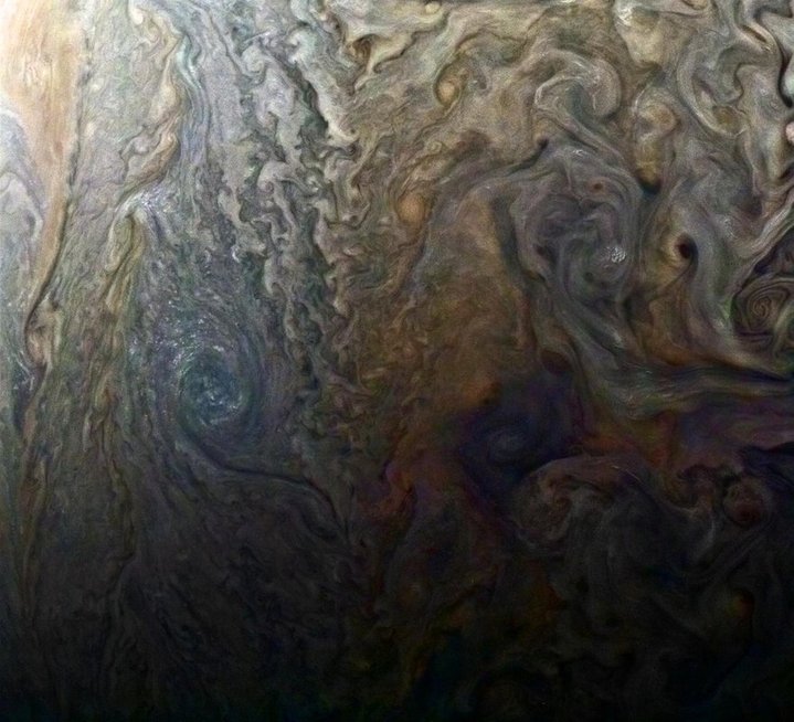 NASA zondo „Juno“ siunčiami duomenys glumina Jupiterio tyrėjus (nuotr. SCANPIX)