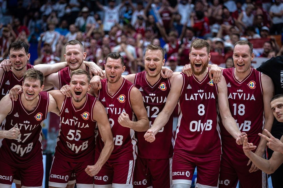 Latvija – Brazilija (nuotr. FIBA)