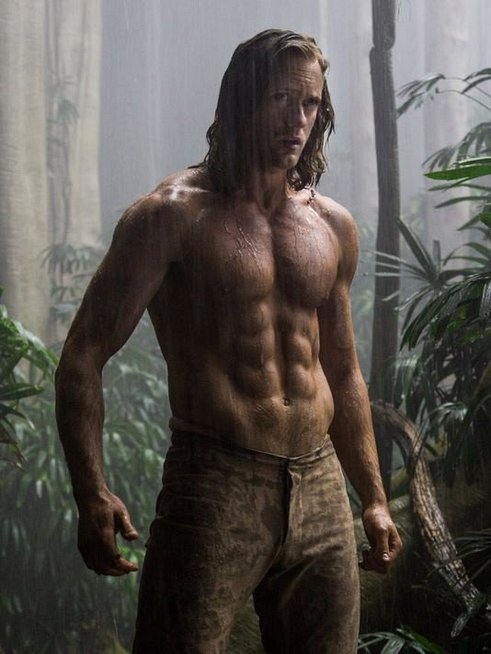 Alexanderis Skarsgardas filme „Tarzanas“ (nuotr. Organizatorių)