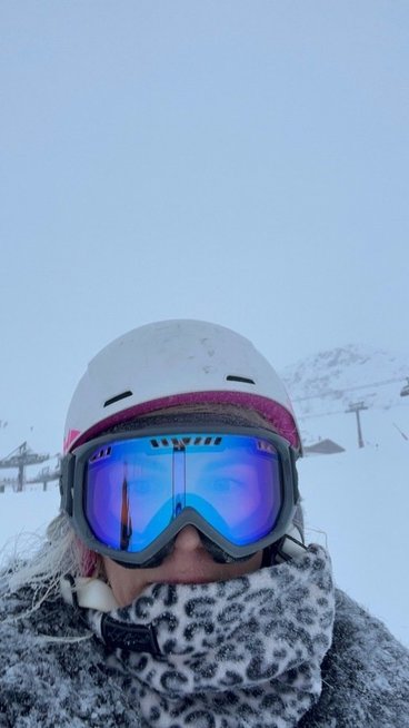 Agneta Kleizienė slidinėjo Austrijoje (nuotr. asm. archyvo)