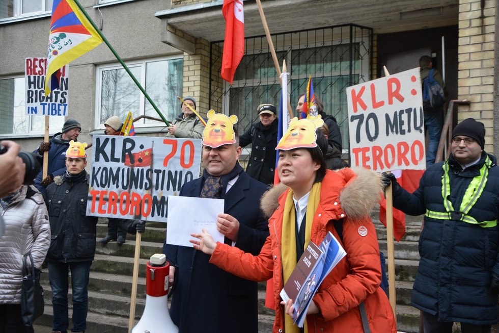 Protestas prie Kinijos ambasados, 2019 metai