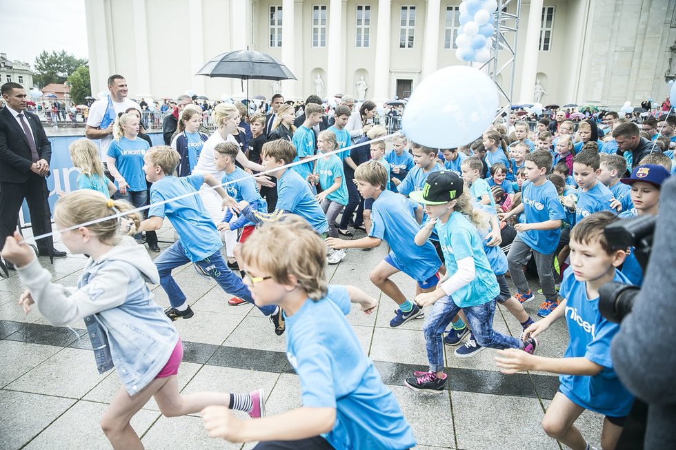 UNICEF vaikų bėgimas (nuotr. Organizatorių)