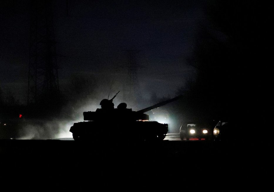 tankas Donecko regione (nuotr. SCANPIX)