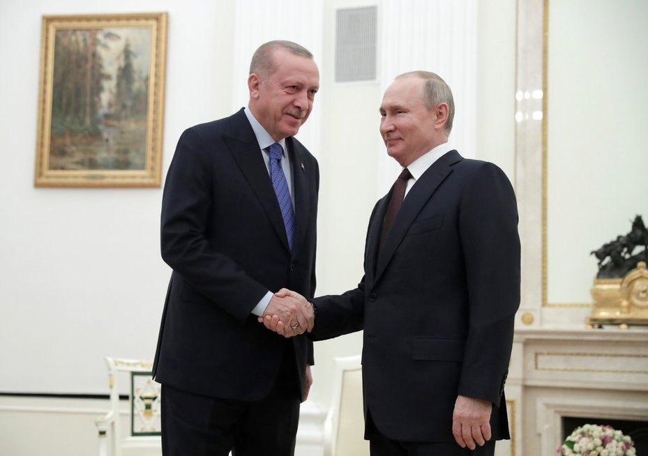 R. T. Erdoganas ir V. Putinas (nuotr. SCANPIX)