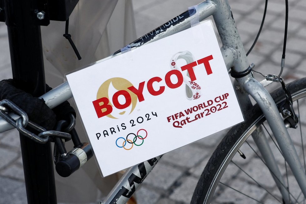Protestai dėl olimpinių žaidynių (nuotr. SCANPIX)