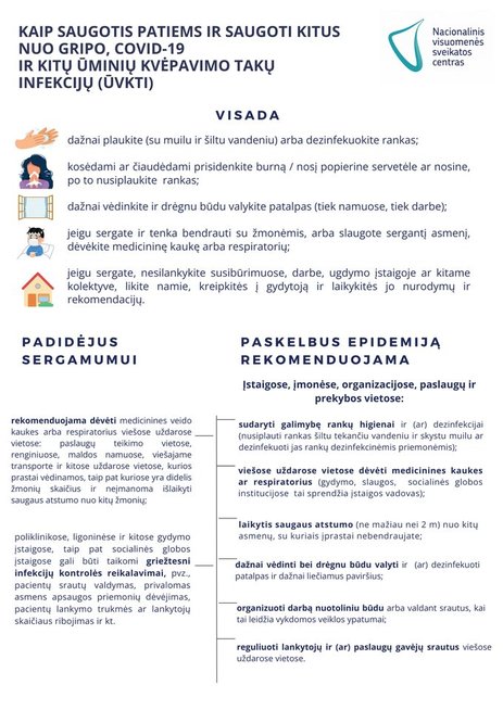 Kaip saugotis gripo? Kaip saugotis gripo?