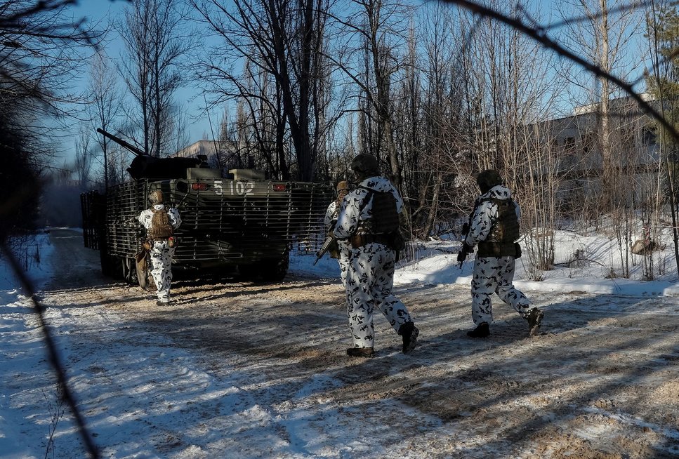 Ukrainos kariai Černobylio zonoje (nuotr. SCANPIX)