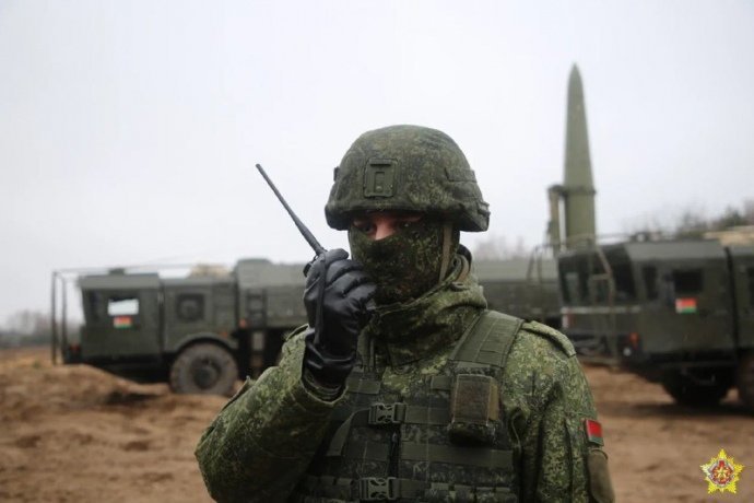 „Iskander“ raketų sistema Baltarusijoje
