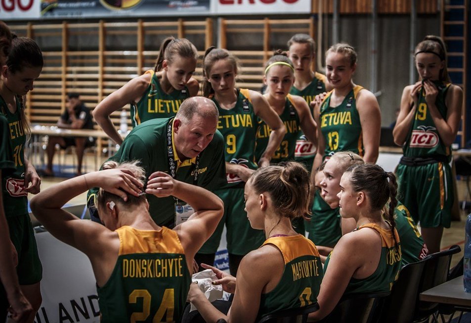 Lietuvos jaunių merginų rinktinė (nuotr. FIBA Europe)