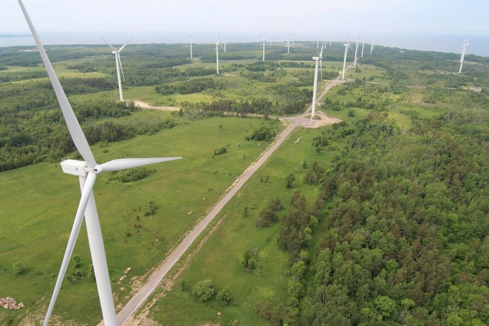 Vėjo elektrinės (nuotr. bendrovės)