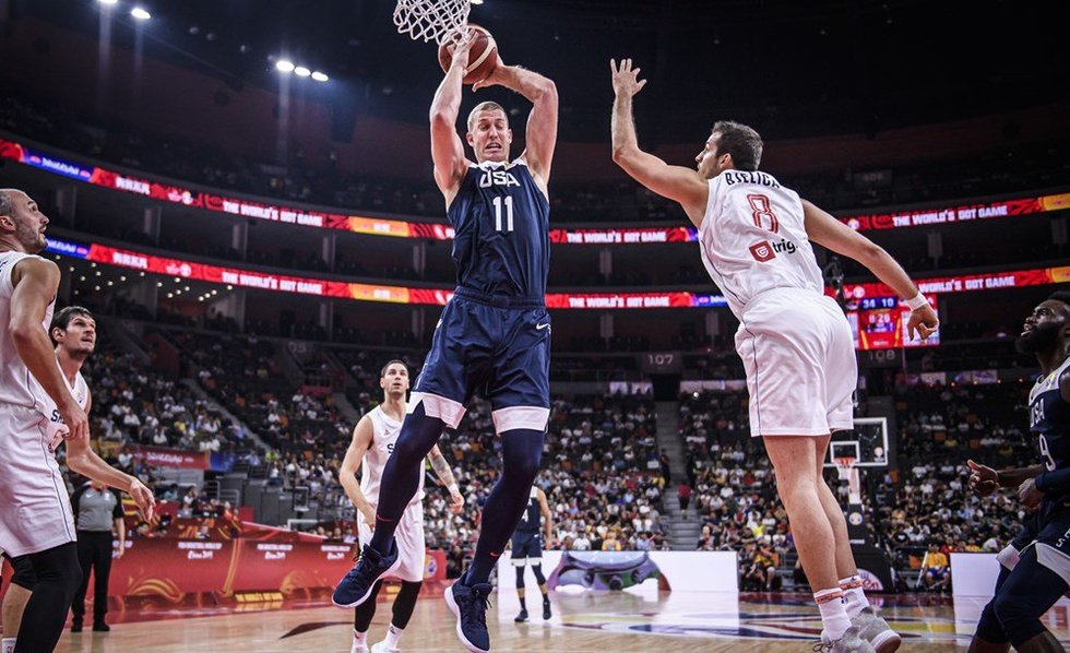 Serbija – JAV akimirkos (nuotr. FIBA)