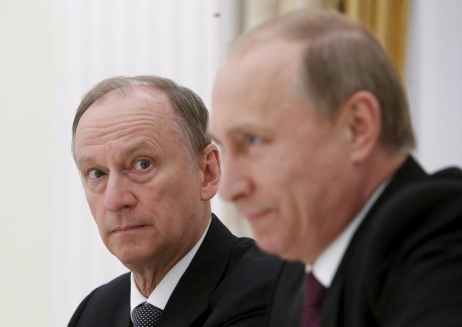 Vladimiras Putinas ir Nikolajus Patruševas (nuotr. SCANPIX)