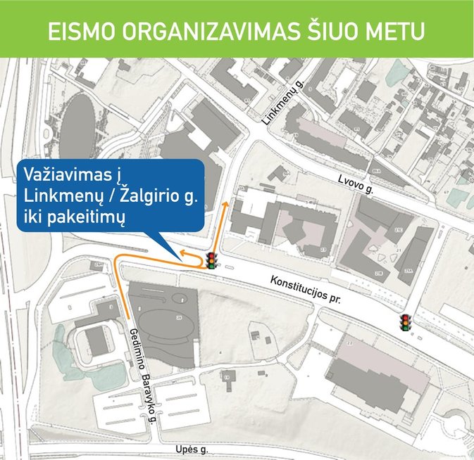 Vienoje pagrindinių Vilniaus gatvių – esminiai eismo pokyčiai