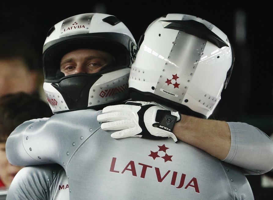 Latviai laimėjo bronzos medalį. (nuotr. SCANPIX)