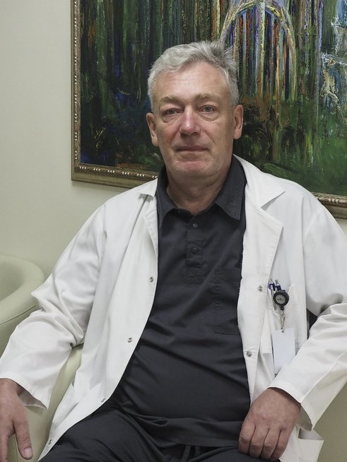 NVI Abdominalinės chirurgijos gydytojas dr. Rimantas Baušys (nuotr. NVI/Edmundas Paukštė)