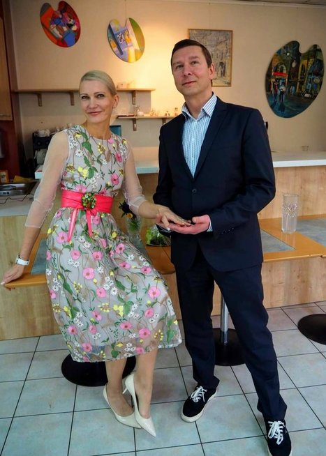 Andrius Kaluginas su žmona Svetlana (nuotr. asm. archyvo)