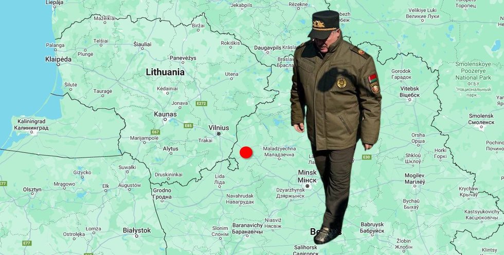 Lukašenka atvyko į Ašmeną: 10 kilometrų nuo sienos su Lietuva pagrasino „sunaikinimu vietoje“ (nuotr. SCANPIX) tv3.lt fotomontažas
