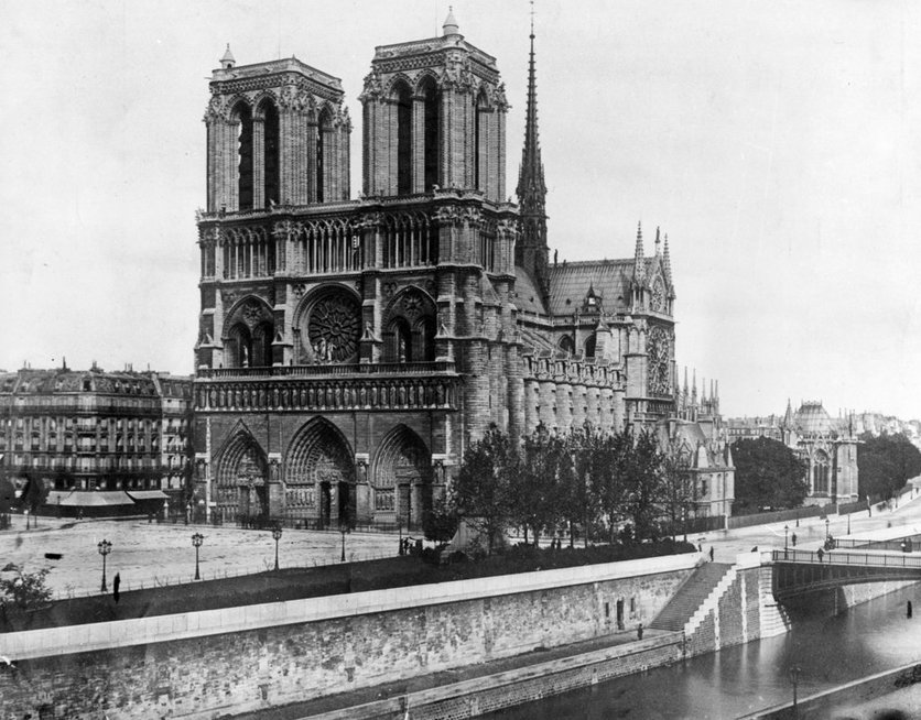 Paryžiaus Dievo motinos katedra 1911-ieji (nuotr. SCANPIX)