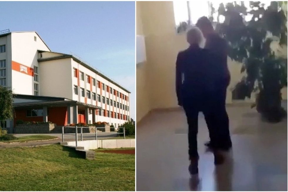 Nufilmavo merginos smurtą prieš berniuką Radviliškio gimnazijoje  