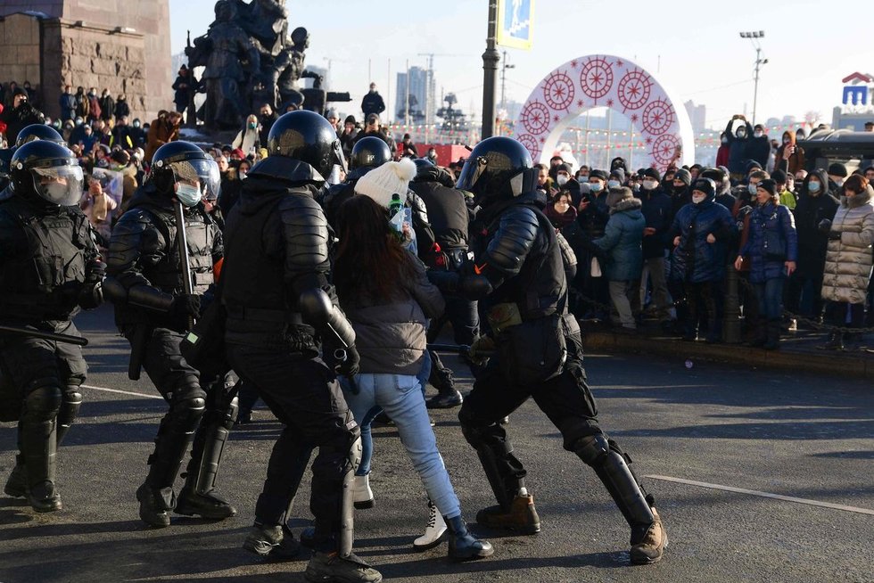 Protestai Rusijoje (nuotr. SCANPIX)